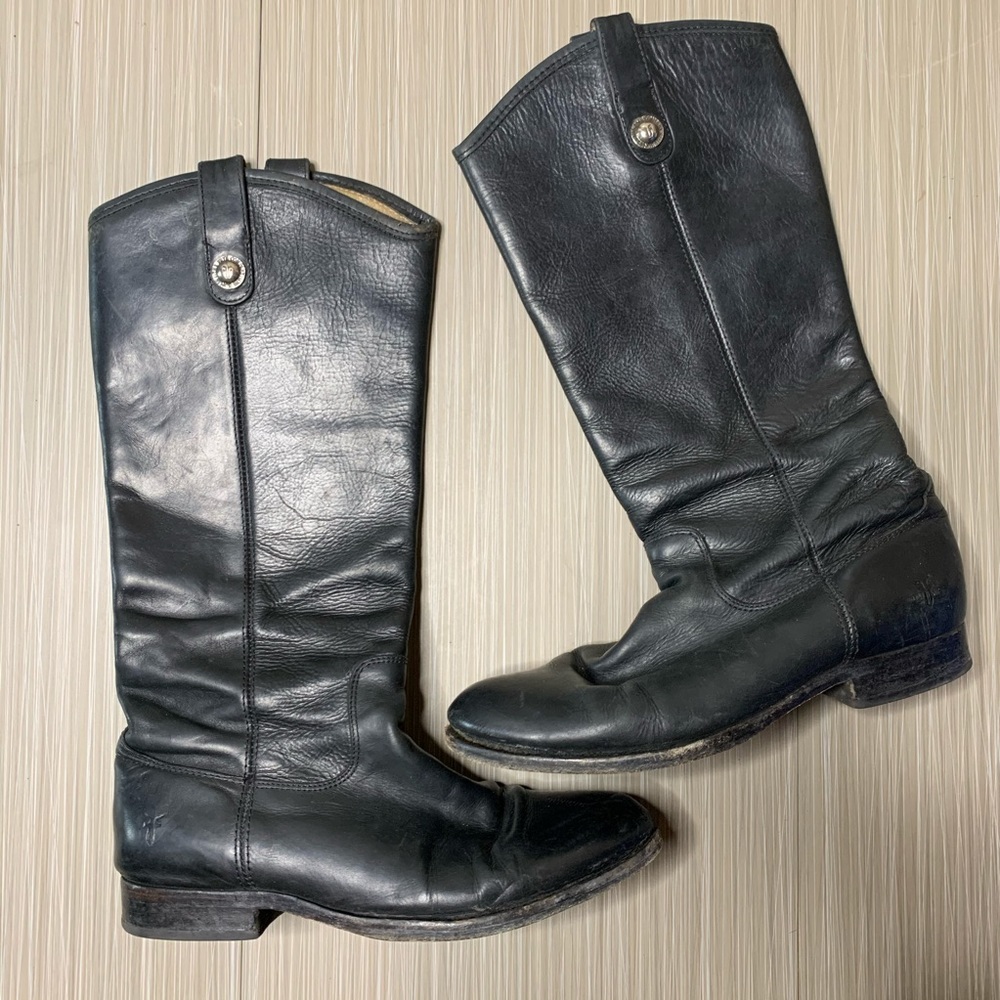 Frye Melissa 2 Tall Riding Leather Boots